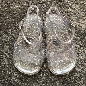 Clear with Silver Glitter “Jellies”